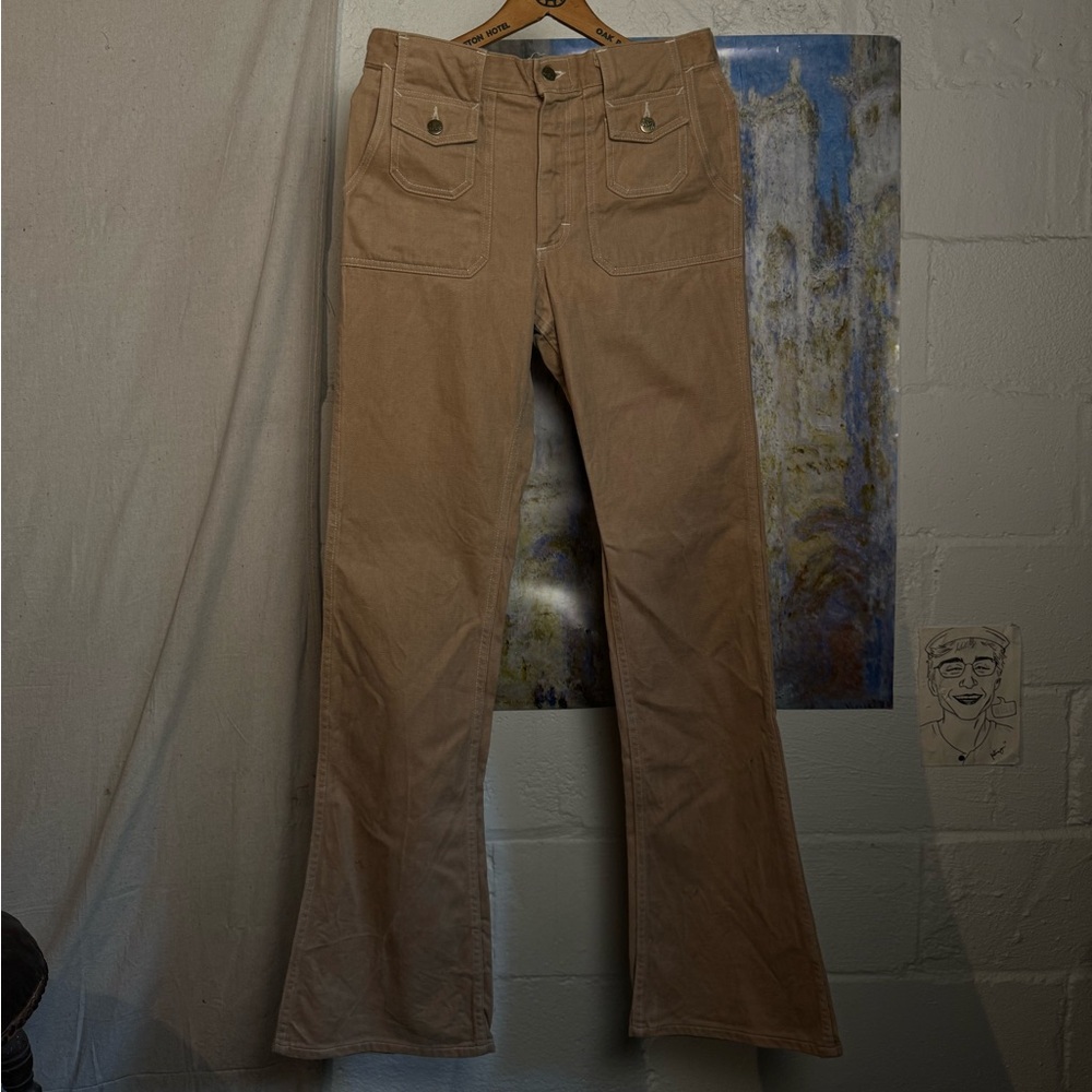 Vintage Lee Khaki Flares